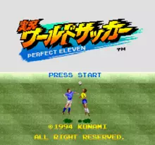 Image n° 1 - screenshots  : Jikkyou World Soccer - Perfect Eleven